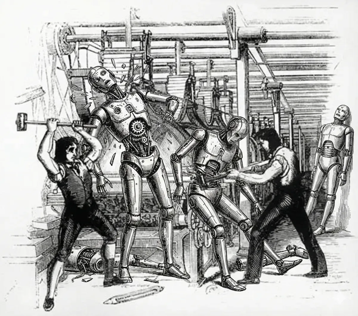 References Behind The Machine-breaking Disturbances Rocking Assembly